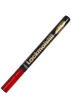 Lackmalstift fine rot, Strichstärke 1-2mm